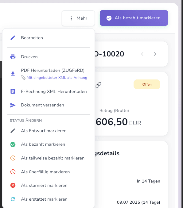 PDF Export Dashboard