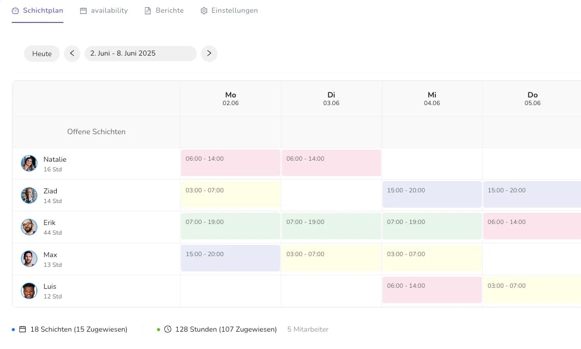 Schichtplan